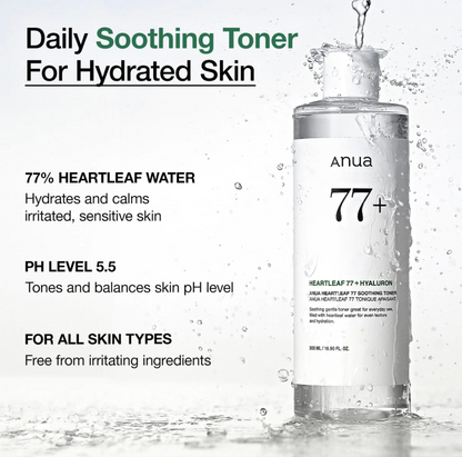 Anua Heartleaf 77 Soothing Toner (250ml) <Soothing Toner>
