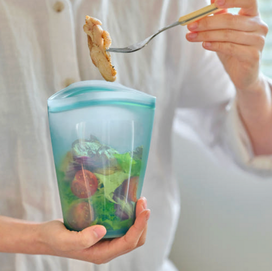 Silicone Cup Zipper Bag M